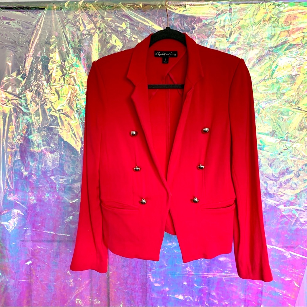 Elizabeth and James Pink Blazer